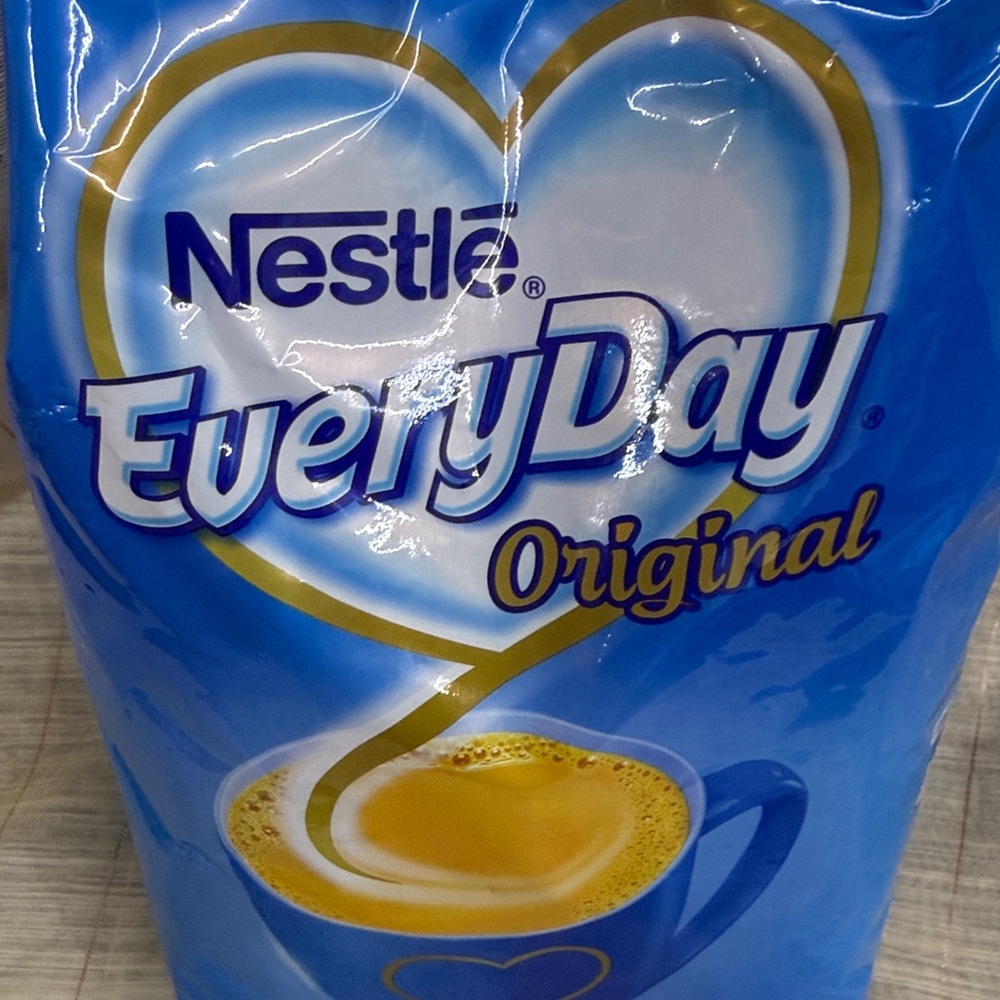 Nestle dry milk for coffee and tea Blue & Red Pack with Yellow Accents dry milk